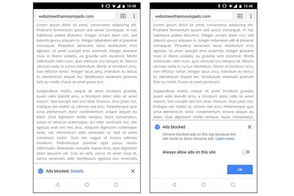 Chrome da domani bloccherà tutti gli annunci pubblicitari più invasivi
