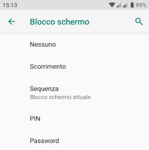 Blocco schermo su Android, quali le opzioni disponibili
