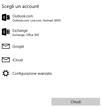 Calendario appuntamenti Google sincronizzato con Windows 10