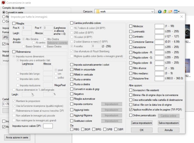 Come cambiare formato foto e immagini