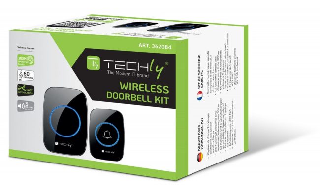 Campanello wireless: Techly presenta i modelli con copertura fino a 300 metri