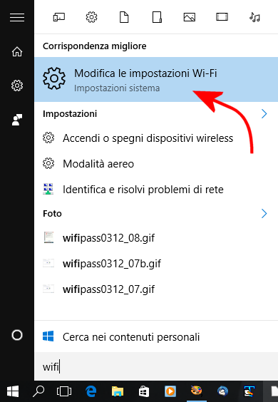 Cancellare vecchie connessioni WiFi e trovare le password in Windows 10