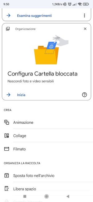 Cartella bloccata Google Foto: come funziona