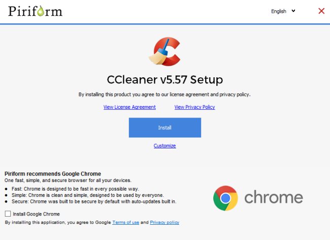 CCleaner introduce la pulizia del sistema semplificata