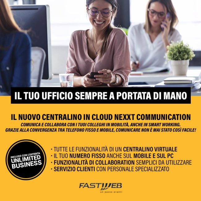 Cos'è Fastweb NeXXt Communication, la soluzione di comunicazione in cloud per le PMI