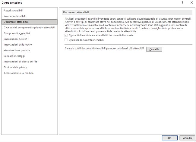 Centro protezione Word: a cosa serve e come preserva sicurezza e privacy