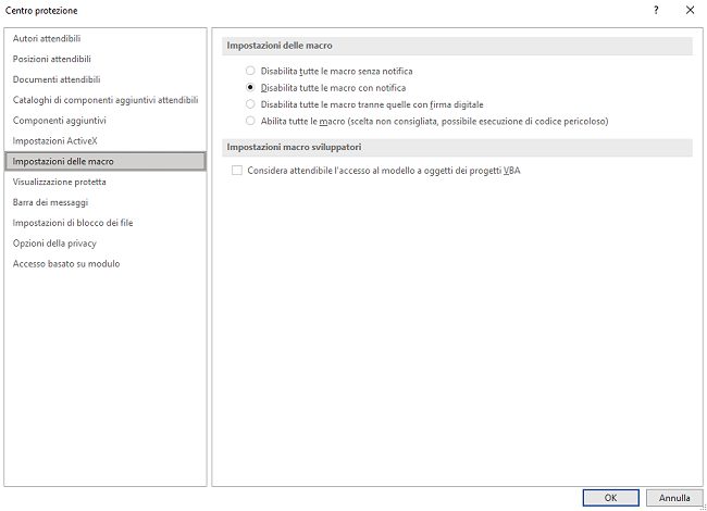 Centro protezione Word: a cosa serve e come preserva sicurezza e privacy