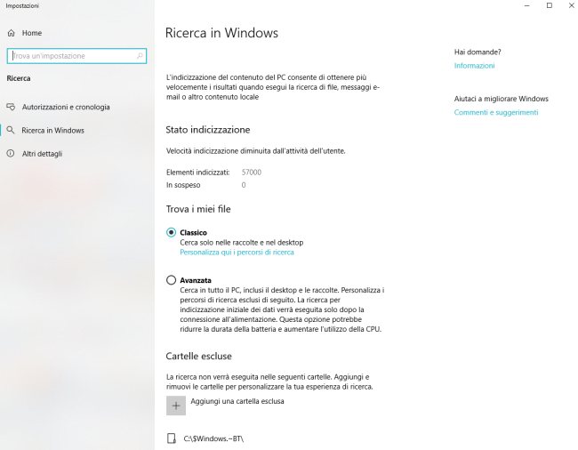 Cercare file nel PC Windows 10: come funziona la nuova ricerca
