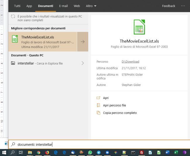 Cercare file nel PC Windows 10: come funziona la nuova ricerca
