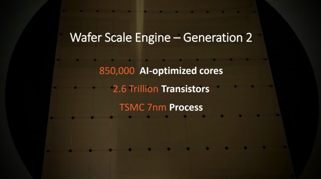 Cerebras presenta il nuovo Wafer Scale Engine con 850.000 core