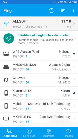 Chi è connesso alla rete WiFi o al router?
