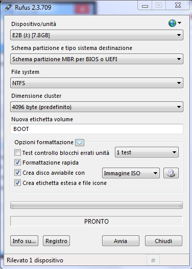 Chiavetta USB bootable, come prepararla