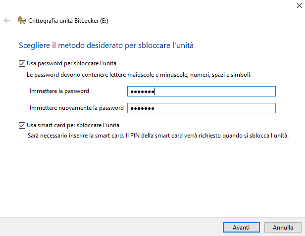 Chiavetta USB protetta con BitLocker To Go: come funziona