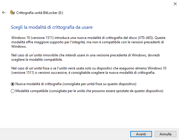 Chiavetta USB protetta con BitLocker To Go: come funziona