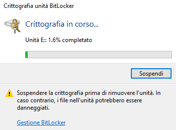 Chiavetta USB protetta con BitLocker To Go: come funziona