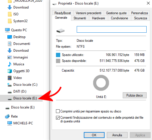 Chiavetta USB e unità esterne mostrano una dimensione errata: come risolvere