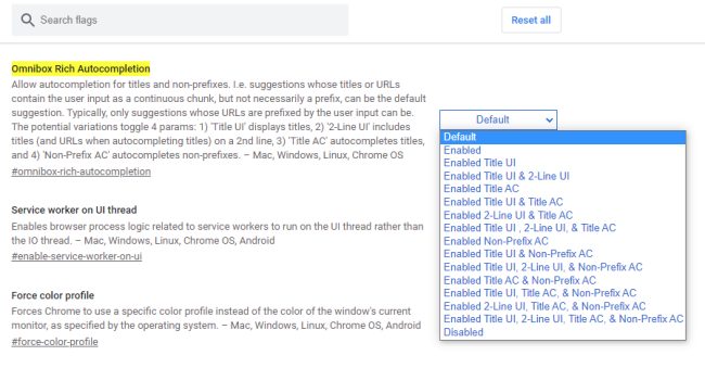 Chrome aiuta a trovare i siti e le pagine cercate