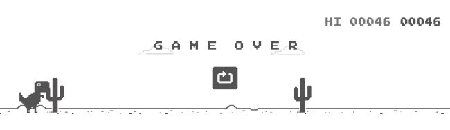 Chrome Dino, il gioco integrato nel browser può essere d'insegnamento
