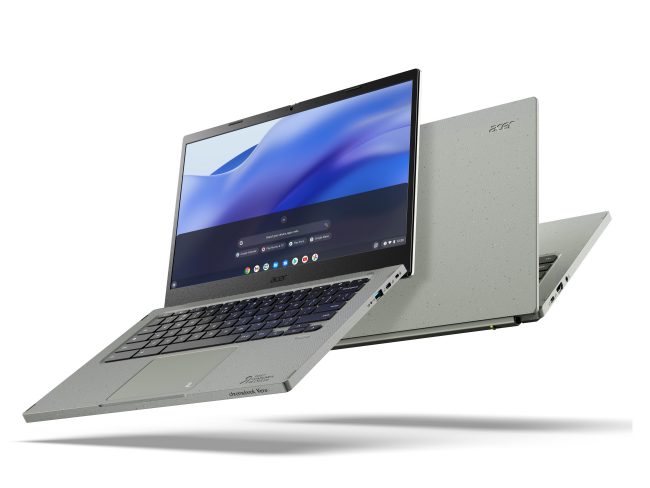 Acer Chromebook Vero 514: materiali riciclati per puntare sulla sostenibilità