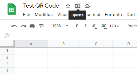 Codice QR, come generarli con Google Fogli