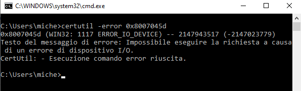 Come decodificare i codici di errore Windows