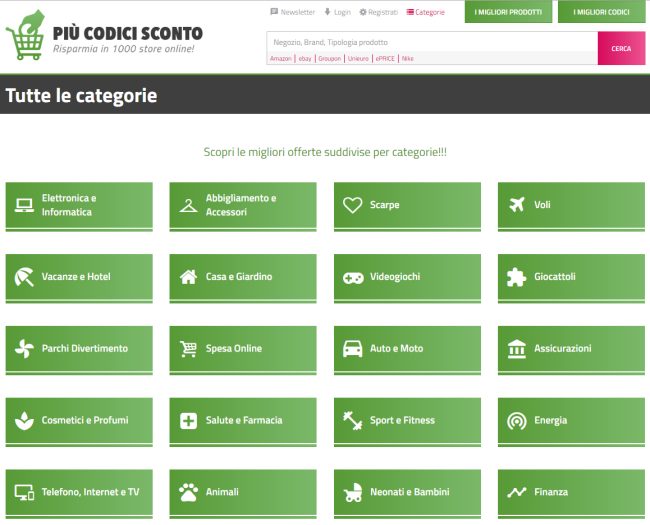 Boom dei codici sconto e coupon digitali in Italia
