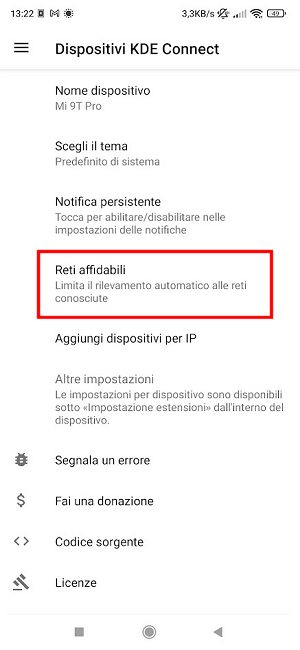 Collegare smartphone a PC senza cavo con KDE Connect