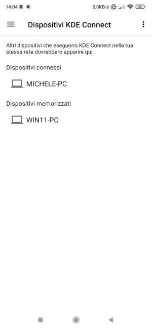 Collegare smartphone a PC senza cavo con KDE Connect