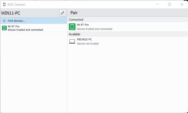 Collegare smartphone a PC senza cavo con KDE Connect