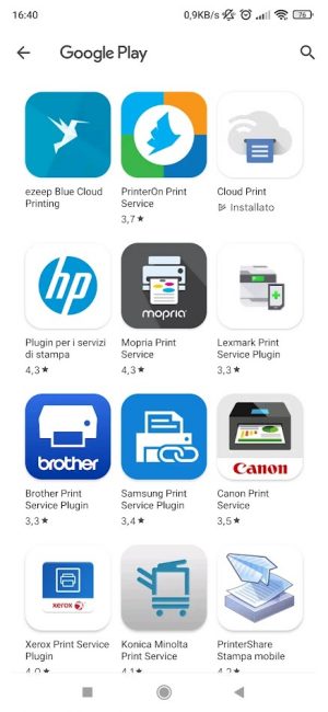 Come collegare stampante al cellulare Android