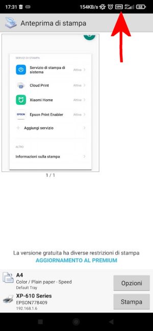 Come collegare stampante al cellulare Android