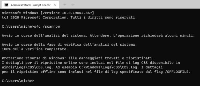 Memorizzate questi comandi: aiutano a risolvere la maggior parte dei problemi di Windows