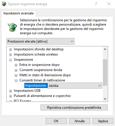 Come accendere il PC a un orario prestabilito
