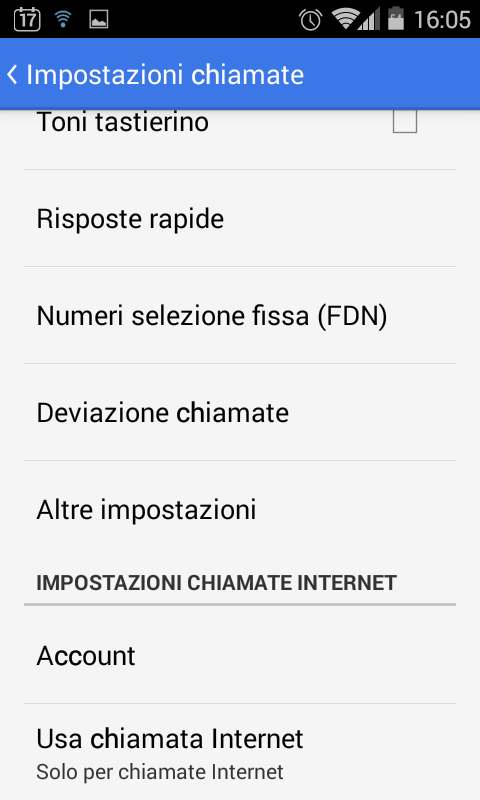 Come chiamare gratis da un dispositivo mobile Android