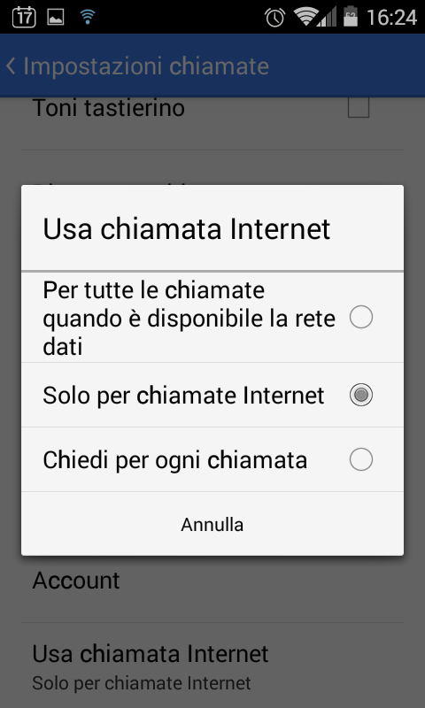 Come chiamare gratis da un dispositivo mobile Android