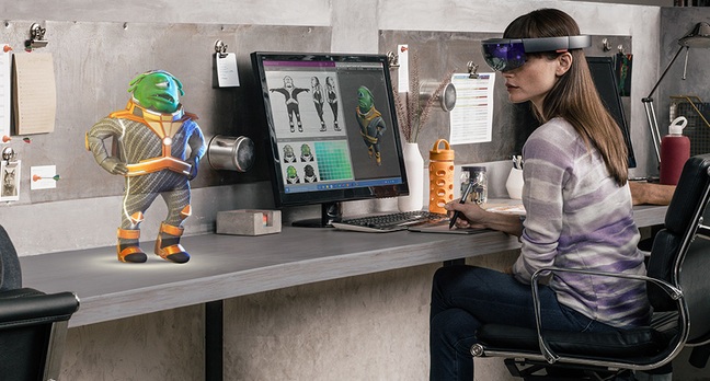 Come funziona HoloLens, la realtà mista di Microsoft