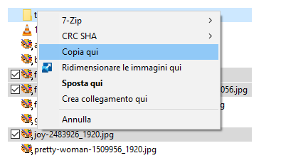 Come selezionare più file in Windows