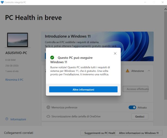 Come stabilire se il PC è compatibile con Windows 11