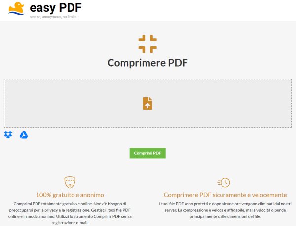 Comprimere PDF: tutte le soluzioni gratuite