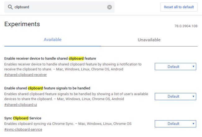 Appunti condivisi tra Chrome per desktop e i dispositivi Android