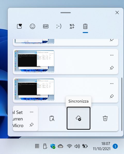 Condividere appunti tra sistemi Windows 10 e Windows 11
