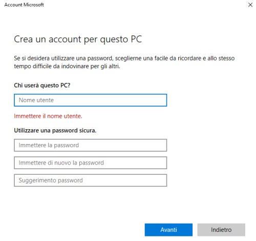 Condividere file e cartelle in Windows 10