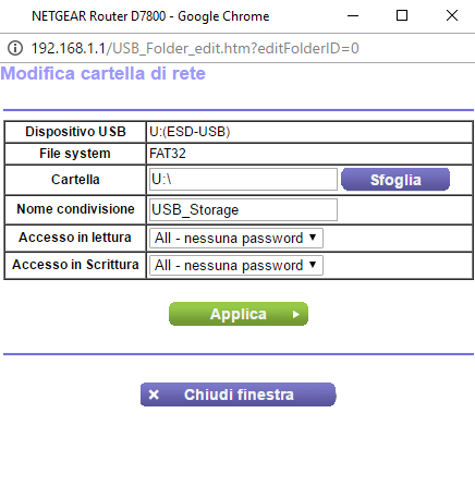 Condividere file e stampanti in locale e in remoto con i router Netgear