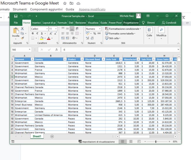 Come condividere lo schermo in Microsoft Teams e Google Meet
