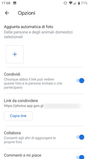 Attenzione alla condivisione con Google Foto: l'URL è valido per tutti