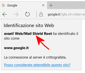 Configurare Avast antivirus e disinstallare i componenti superflui