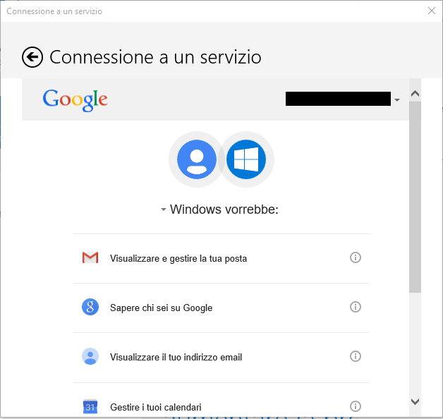 Configurare posta in Windows 10 con l'app di sistema