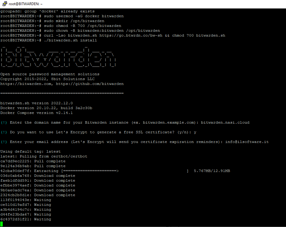 Bitwarden, come installare il password manager su server