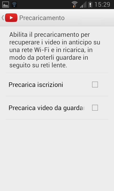 Ridurre il consumo di dati su Android