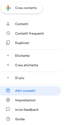 Eliminare contatti Gmail dalla rubrica Android